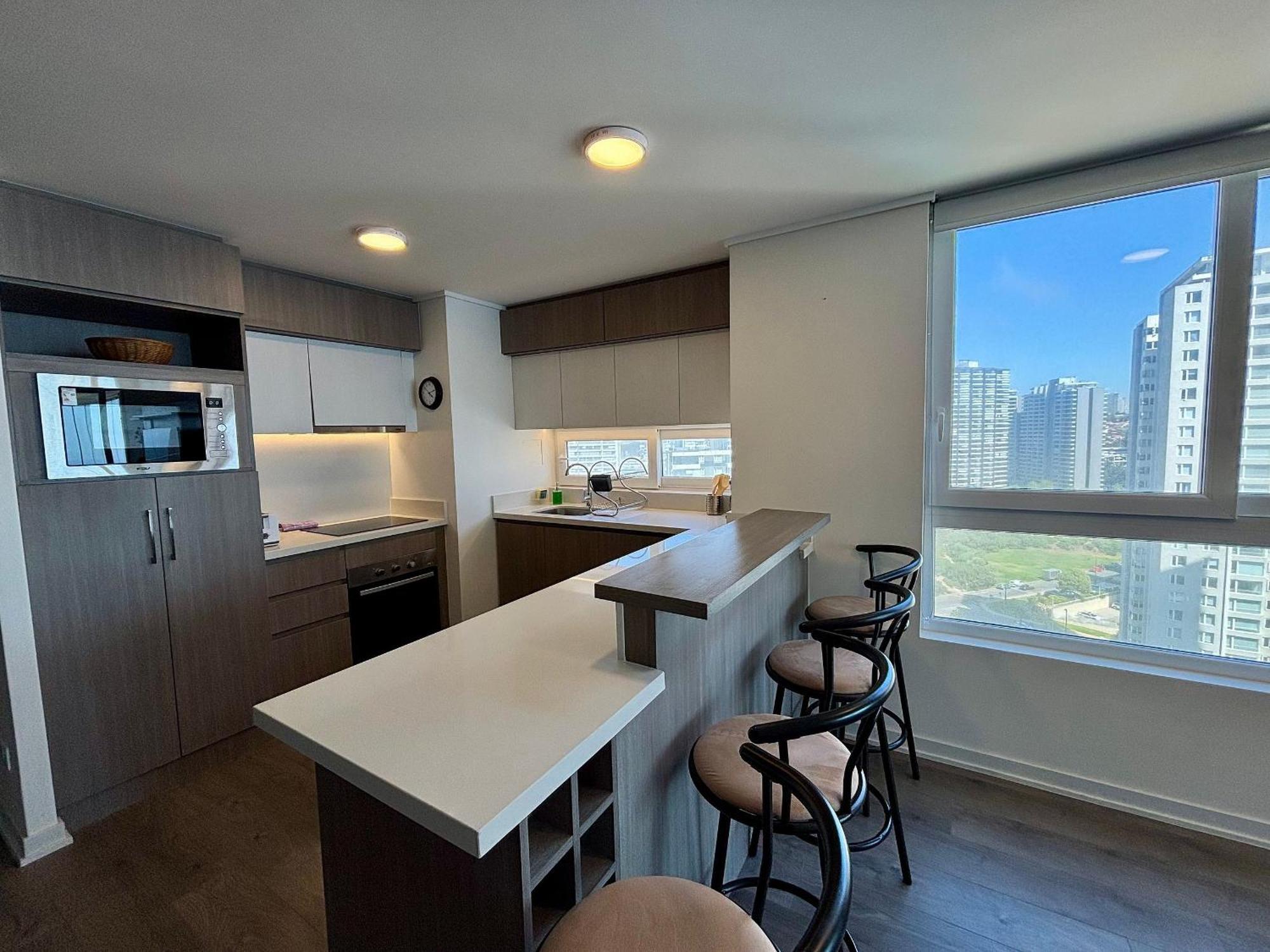 Amplio Y Moderno Depto, Hermosa Vista Al Mar Apartamento