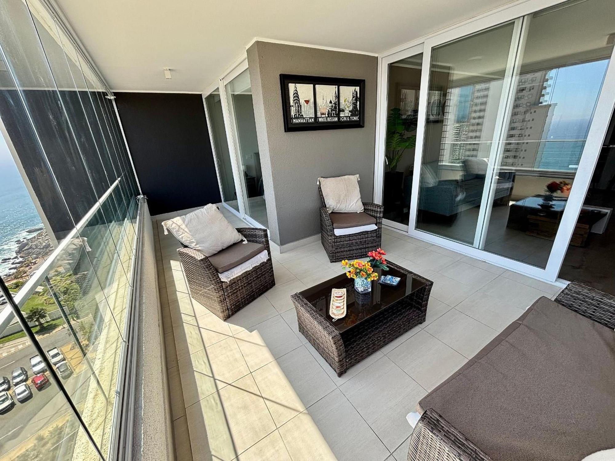 Apartamento Amplio Y Moderno Depto, Hermosa Vista Al Mar