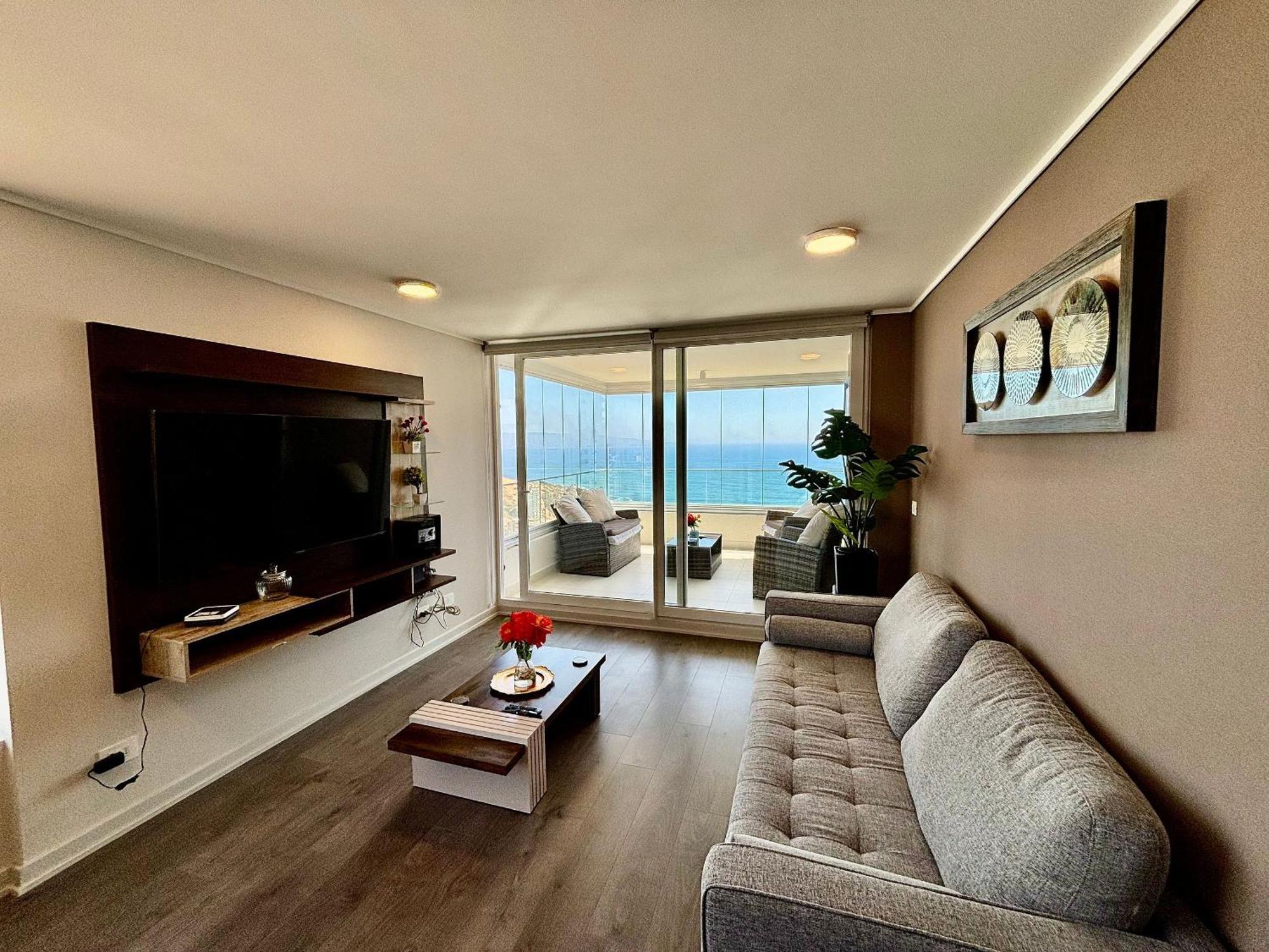 Amplio Y Moderno Depto, Hermosa Vista Al Mar Apartamento Concón