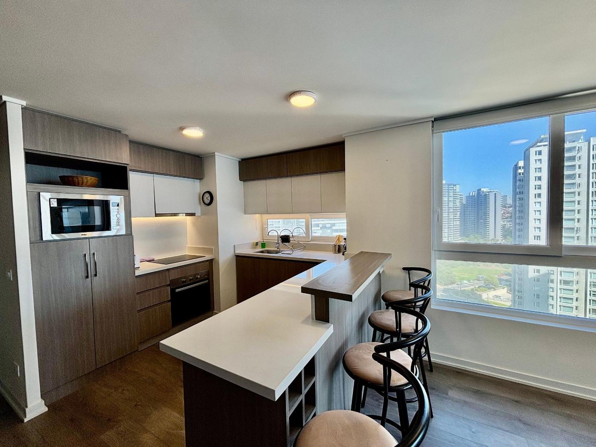 Apartamento Amplio Y Moderno Depto, Hermosa Vista Al Mar Concón