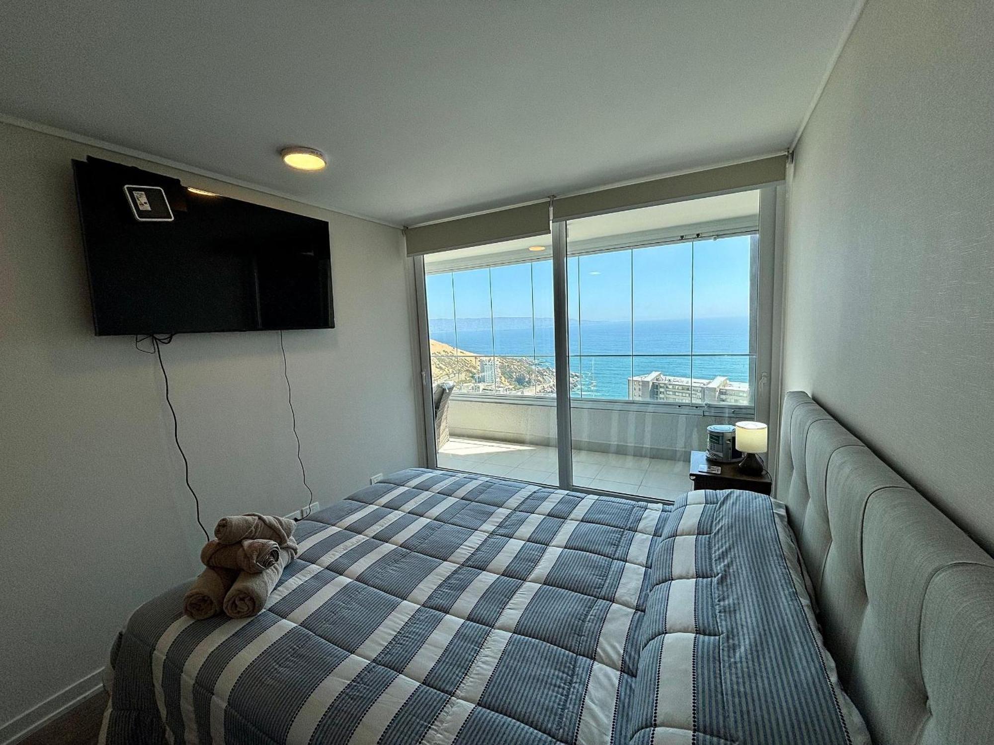 Amplio Y Moderno Depto, Hermosa Vista Al Mar Apartamento