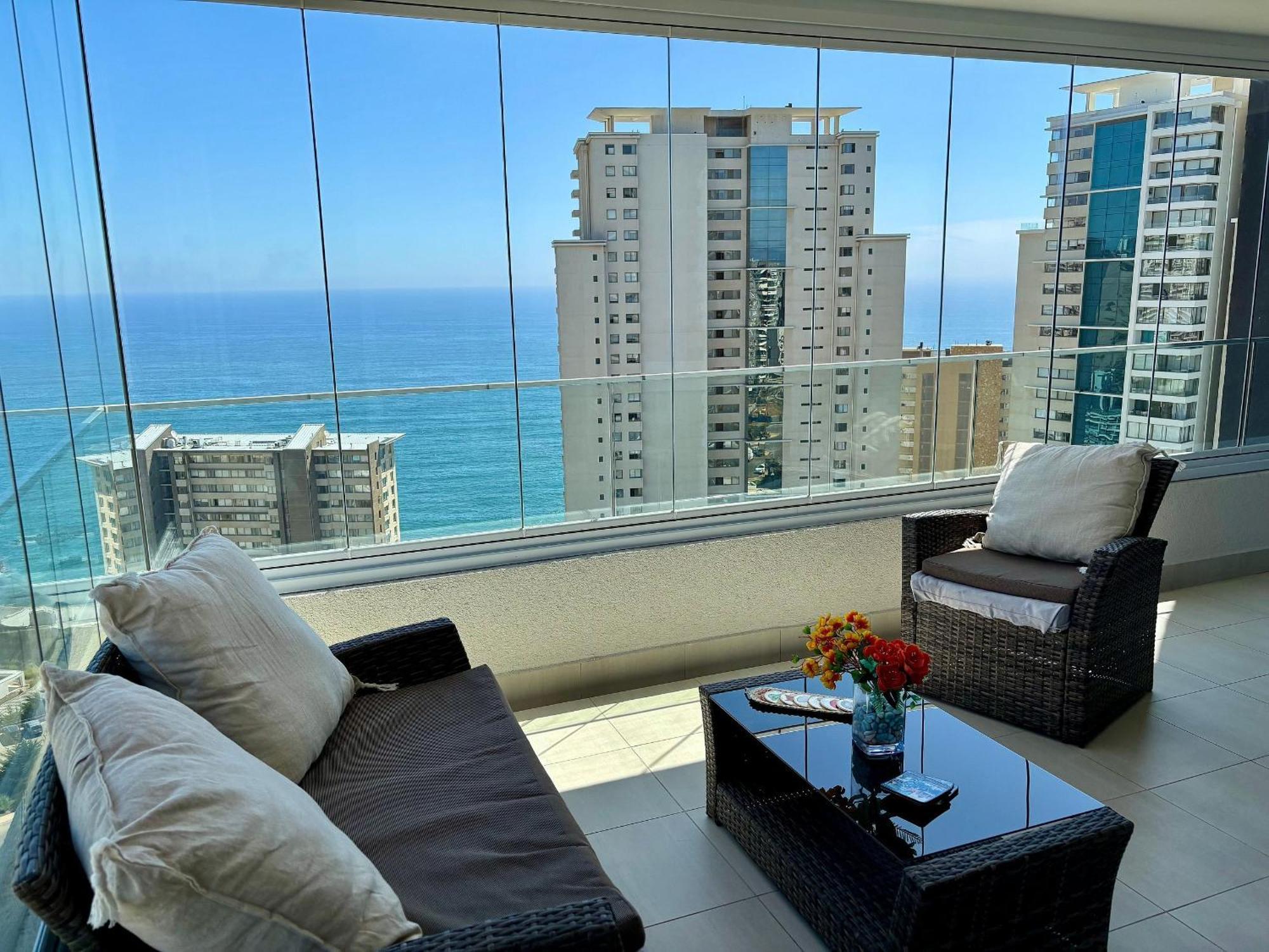 Apartamento Amplio Y Moderno Depto, Hermosa Vista Al Mar